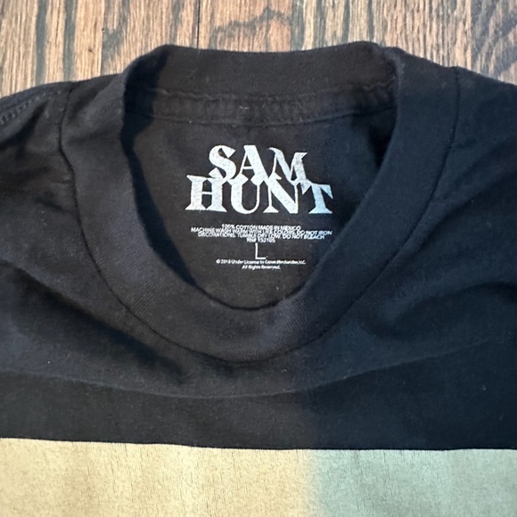 Sam Hunt Short Sleeve 2018 Tour T Shirt Men's Large - Picture 2 of 5